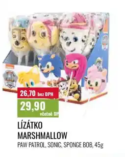 Ratio Lízátko marshmallow nabídka