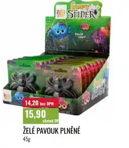 Ratio Želé pavouk plněné nabídka