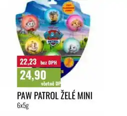 Ratio Paw Patrol želé mini nabídka