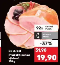 Kaufland Pražská šunka nabídka