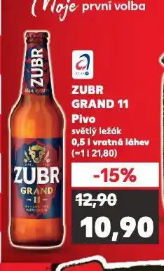 Kaufland Pivo zubr grand nabídka