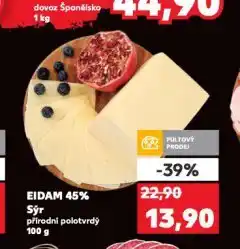 Kaufland Eidam 45% nabídka