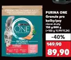 Kaufland Purina one granule pro psy nabídka