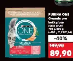 Kaufland Purina one granule pro kočky nabídka