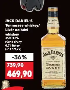 Kaufland Jack daniel's tenessee whiskey nabídka