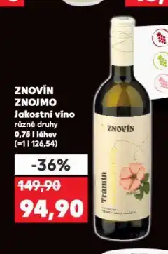 Kaufland Znovín znojmo nabídka