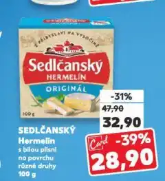 Kaufland Sedlčanský hermelín nabídka