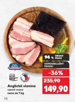 Kaufland Anglická slanina nabídka