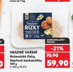 Kaufland Vepřové karbanátky nabídka