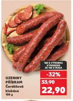 Kaufland Čardášová klobása nabídka