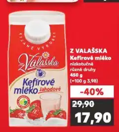 Kaufland Kefírové mléko z valašska nabídka