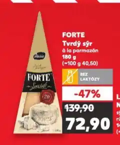 Kaufland Forte tvrdý sýr nabídka
