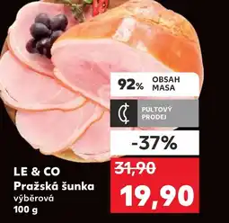 Kaufland LE & CO Pražská šunka nabídka