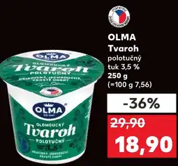 Kaufland OLMA Tvaroh nabídka