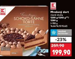 Kaufland Mražený dort nabídka