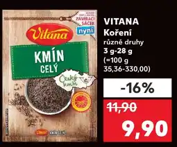 Kaufland VITANA Koření nabídka