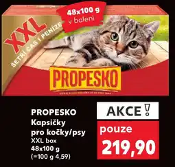Kaufland PROPESKO Kapsičky pro kočky/psy nabídka