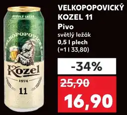 Kaufland VELKOPOPOVICKÝ KOZEL 11 Pivo nabídka