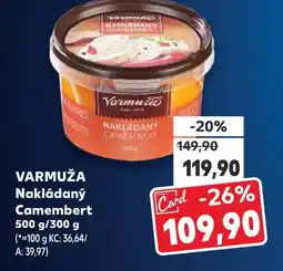 Kaufland VARMUŽA NAKLÁDANÝ Camembert nabídka