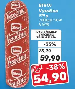 Kaufland BIVOJ Vysočina nabídka