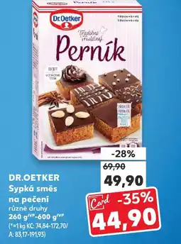 Kaufland DR.OETKER Sypká směs na pečení nabídka