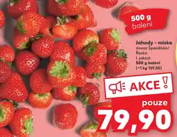 Kaufland Jahody - miska nabídka