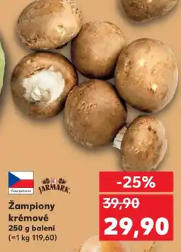 Kaufland Žampiony krémové nabídka