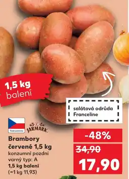 Kaufland Brambory červené nabídka