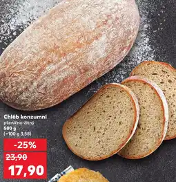 Kaufland Chléb konzumní pšenično-žitný nabídka