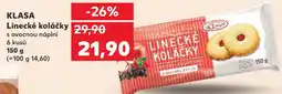 Kaufland KLASA Linecké koláčky nabídka