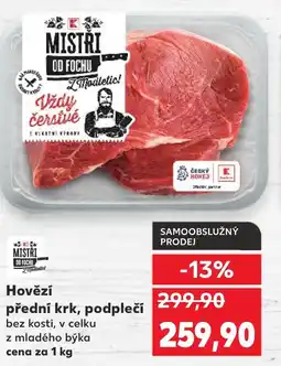 Kaufland Hovězí přední krk, podpleči nabídka