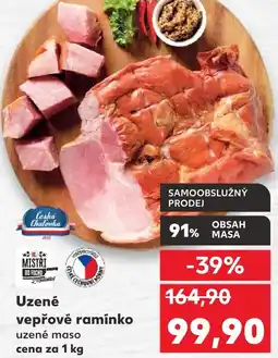 Kaufland Uzené vepřové ramínko nabídka