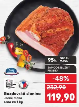 Kaufland Gazdovská slanina uzené maso nabídka