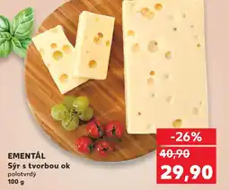 Kaufland EMENTÁL Sýr s tvorbou ok nabídka