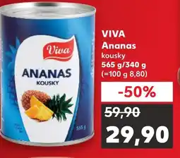 Kaufland VIVA Ananas kousky nabídka