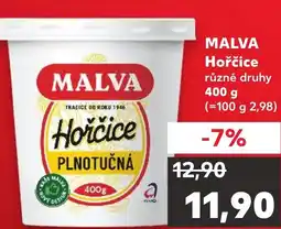 Kaufland MALVA Hořčice nabídka