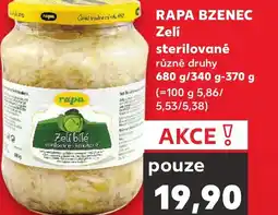 Kaufland RAPA BZENEC Zeli sterilované nabídka