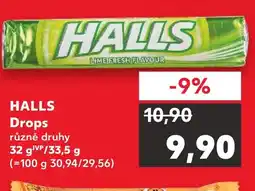 Kaufland HALLS Drops nabídka
