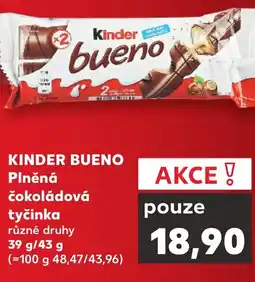 Kaufland KINDER BUENO Plněná čokoládová tyčinka nabídka