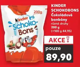 Kaufland KINDER SCHOKOBONS Čokoládové bonbóny nabídka