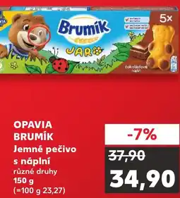 Kaufland OPAVIA BRUMÍK Jemné pečivo s náplní nabídka