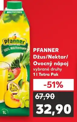 Kaufland PFANNER Džus/Nektar/ Ovocný nápoj nabídka