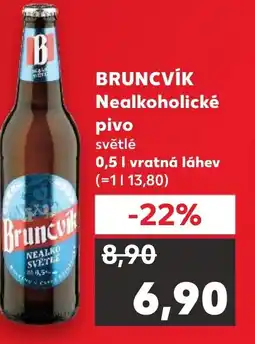 Kaufland BRUNCVÍK Nealkoholické pivo světlé nabídka