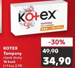 Kaufland KOTEX Tampony nabídka