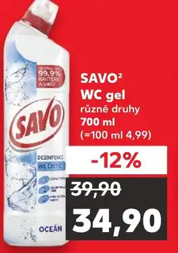 Kaufland SAVO² WC gel nabídka