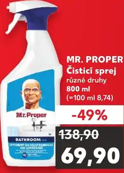 Kaufland MR. PROPER Čisticí sprej nabídka