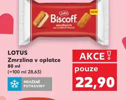 Kaufland LOTUS Zmrzlina v oplatce nabídka