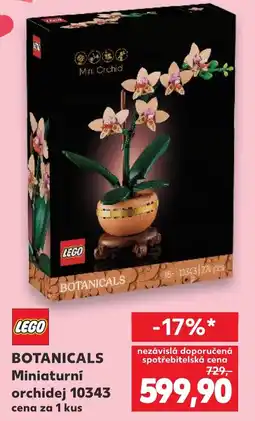 Kaufland LEGO Miniaturní orchidej 10343 nabídka
