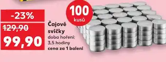 Kaufland Čajové svíčky nabídka