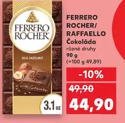 Kaufland FERRERO ROCHER/ RAFFAELLO Čokoláda nabídka
